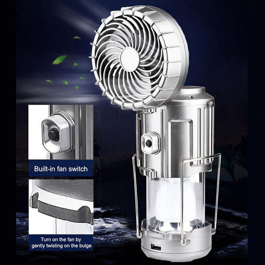 Lampe de Camping LED avec Ventilateur Intégré 4