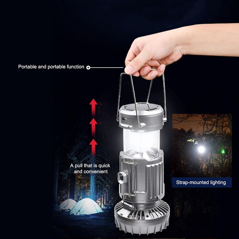 Lampe de Camping LED avec Ventilateur Intégré 5