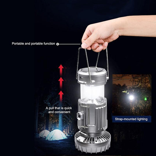 Lampe de Camping LED avec Ventilateur Intégré 5