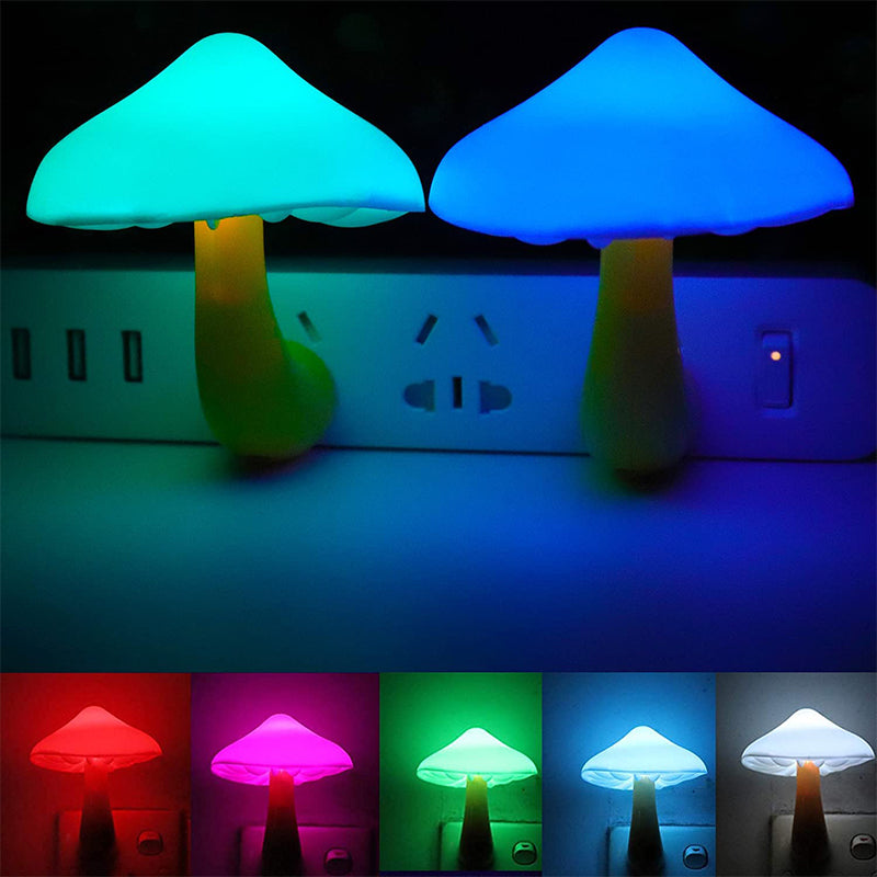 Lampe de Chevet Champignon LED Automatique Pour Chambre à Coucher 1