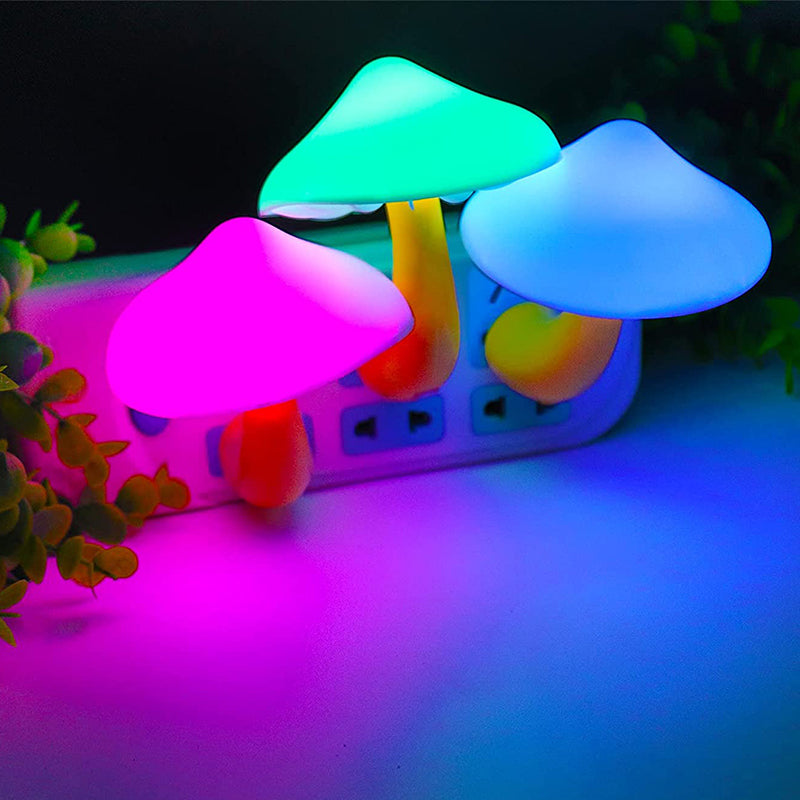 Lampe de Chevet Champignon LED Automatique Pour Chambre à Coucher 4