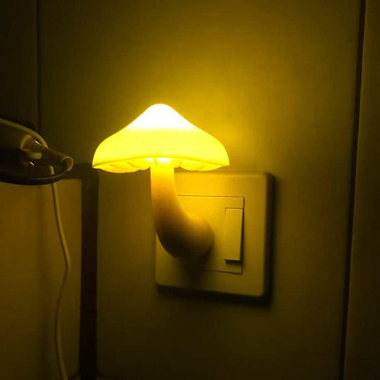 Lampe de Chevet Champignon LED Automatique Pour Chambre à Coucher 7