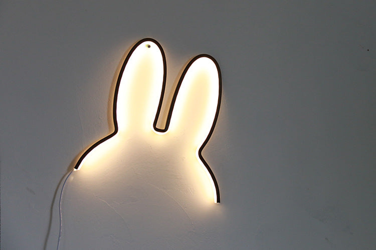 Lampe de Chevet Moderne en Forme de Lapin pour Enfants avec Éclairage Doux 8