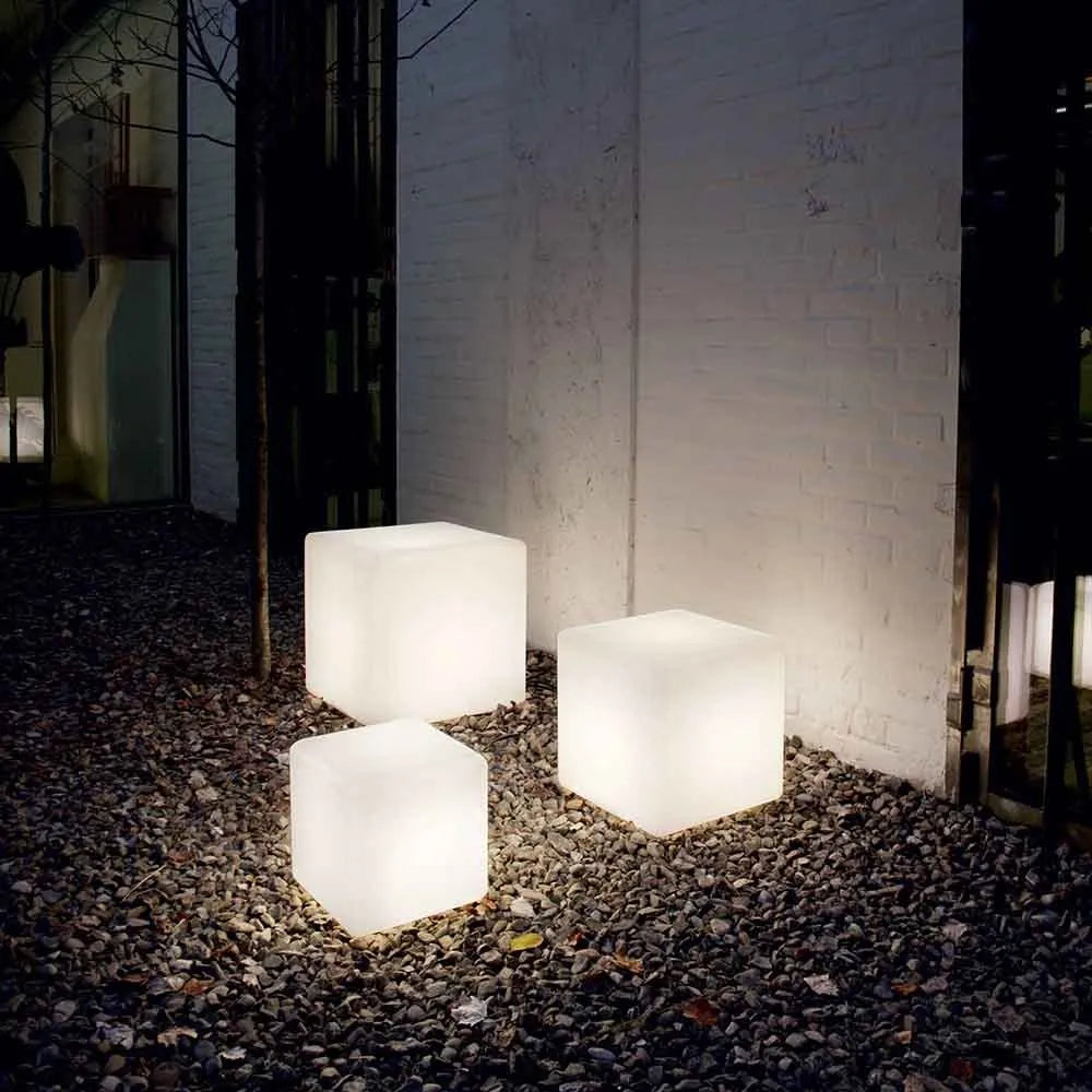 Lampe de Jardin Cube Moderne 0