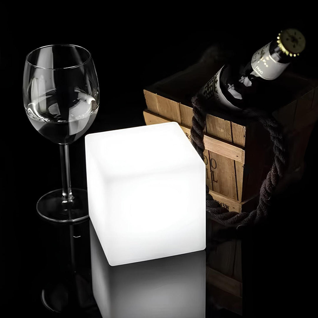 Lampe de Jardin Cube Moderne 2