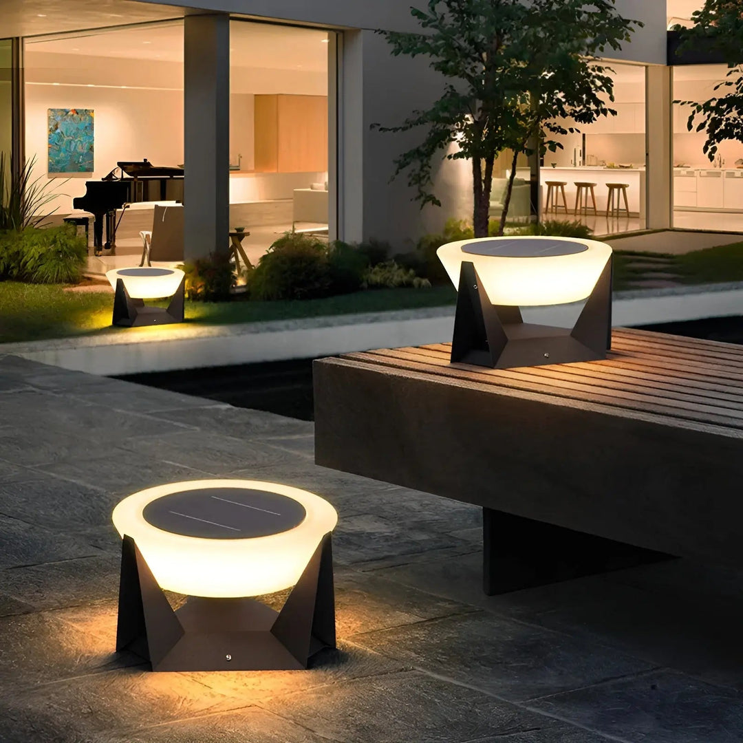 Lampe de Jardin Solaire Japonaise 1