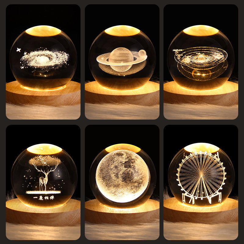 Lampe de Nuit 3D Galaxie LED pour Décoration Intérieure 1