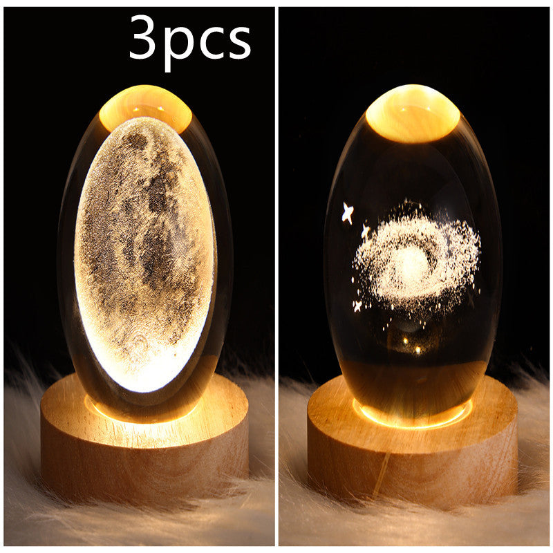 Lampe de Nuit 3D Galaxie LED pour Décoration Intérieure 24