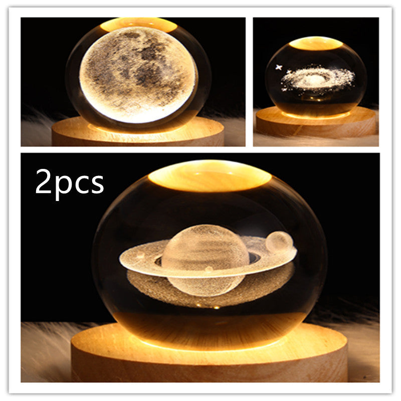 Lampe de Nuit 3D Galaxie LED pour Décoration Intérieure 27