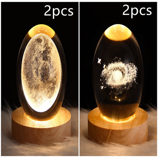 Lampe de Nuit 3D Galaxie LED pour Décoration Intérieure 32