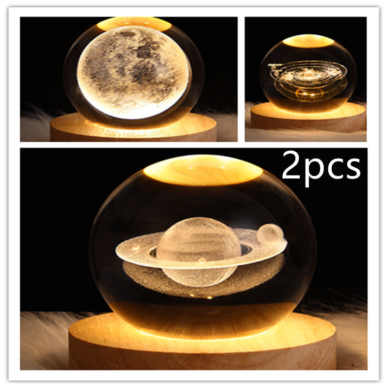 Lampe de Nuit 3D Galaxie LED pour Décoration Intérieure 36