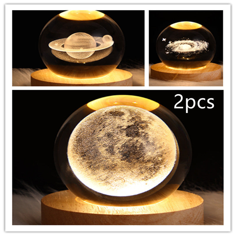 Lampe de Nuit 3D Galaxie LED pour Décoration Intérieure 40