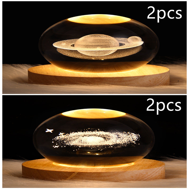 Lampe de Nuit 3D Galaxie LED pour Décoration Intérieure 50