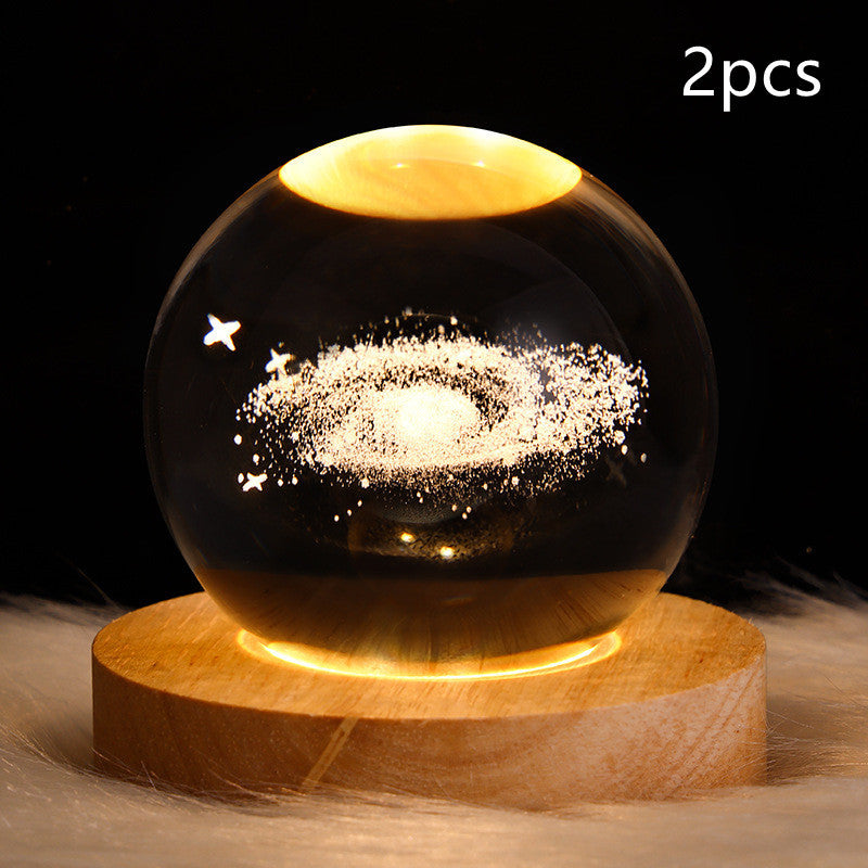 Lampe de Nuit 3D Galaxie LED pour Décoration Intérieure 52