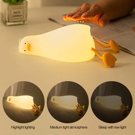 Lampe de Nuit Canard Couché Design 6