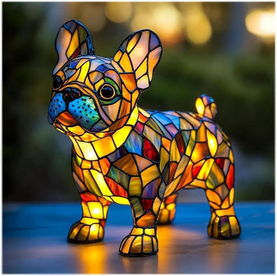 Lampe de Nuit LED Artistique Chiens 13