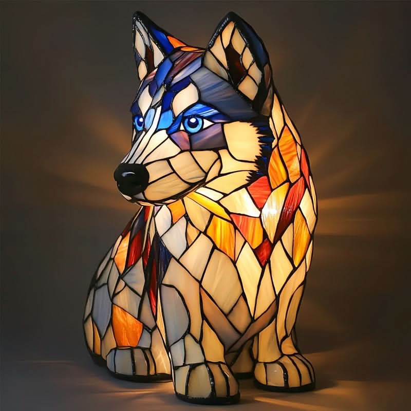Lampe de Nuit LED Artistique Chiens 14