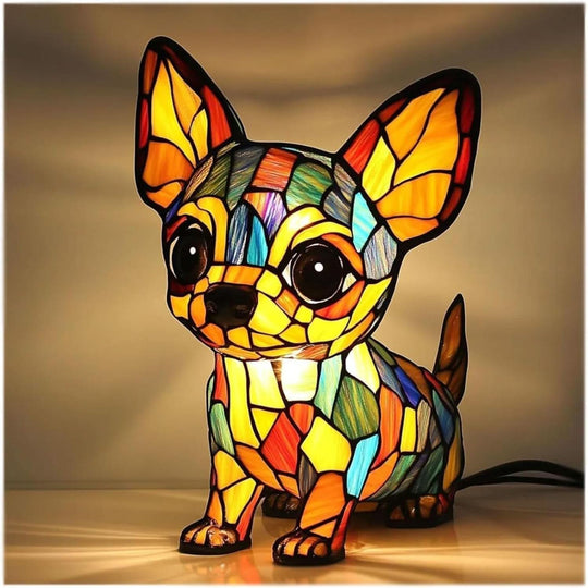 Lampe de Nuit LED Artistique Chiens 15