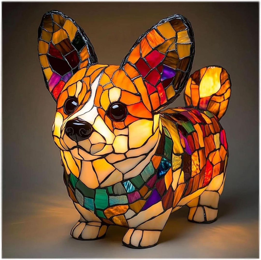 Lampe de Nuit LED Artistique Chiens 17