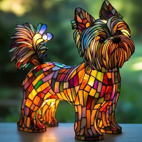 Lampe de Nuit LED Artistique Chiens 23