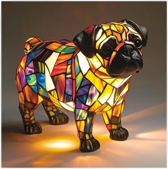 Lampe de Nuit LED Artistique Chiens 25