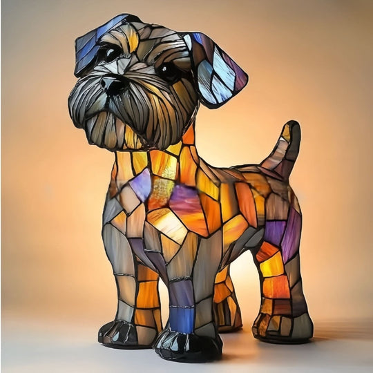 Lampe de Nuit LED Artistique Chiens 26