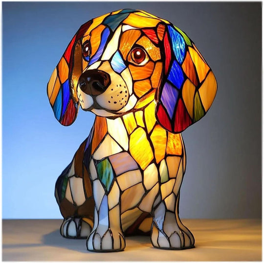 Lampe de Nuit LED Artistique Chiens 4