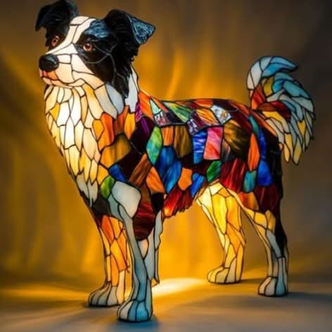 Lampe de Nuit LED Artistique Chiens 5