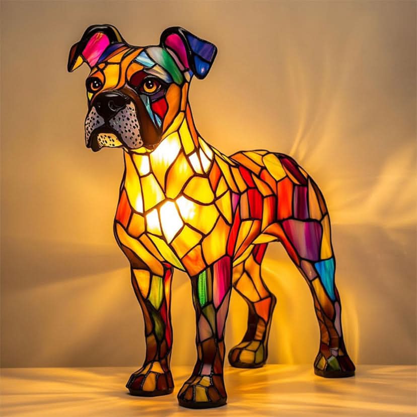 Lampe de Nuit LED Artistique Chiens 6