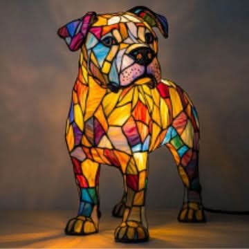 Lampe de Nuit LED Artistique Chiens 8