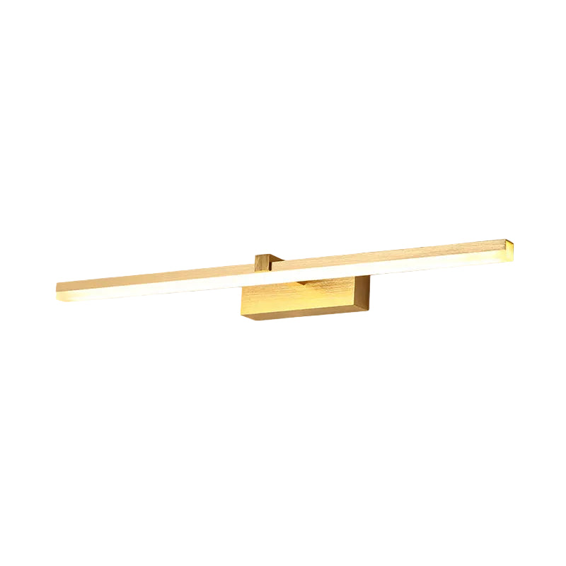 Lampe de Salle de Bain LED Dorée Moderne 0