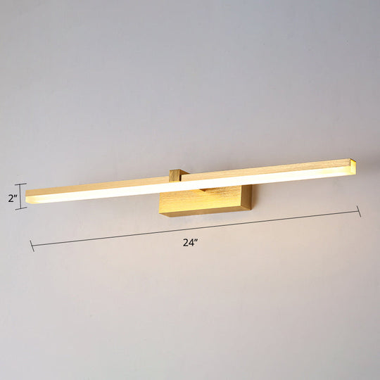Lampe de Salle de Bain LED Dorée Moderne 3