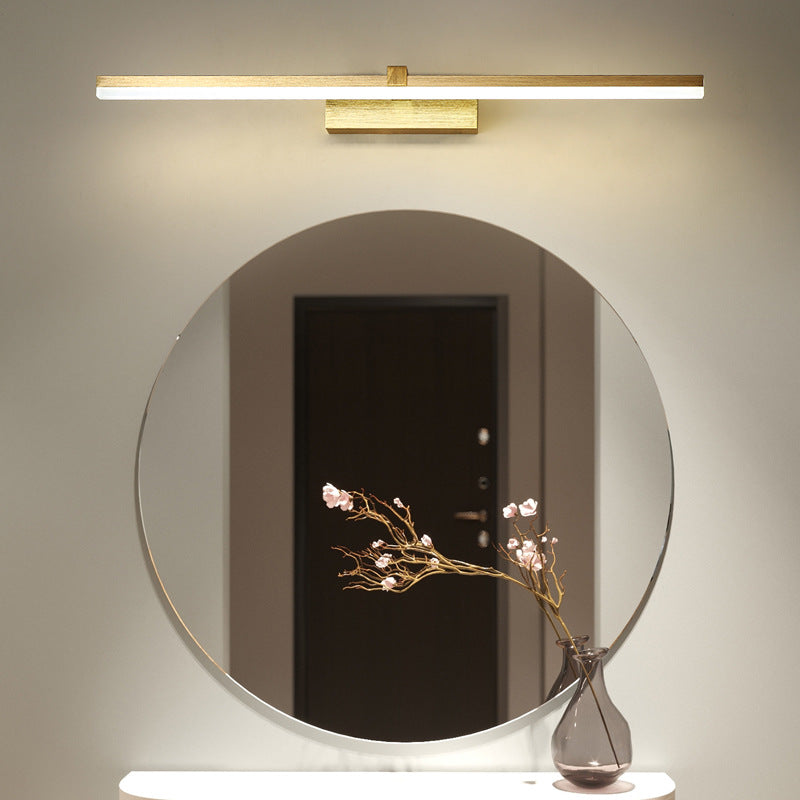 Lampe de Salle de Bain LED Dorée Moderne 5