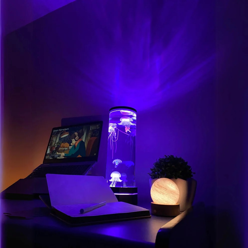 Lampe de Table Aquarium Méduses Design Moderne 1