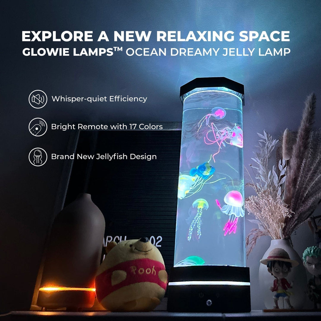 Lampe de Table Aquarium Méduses Design Moderne 5