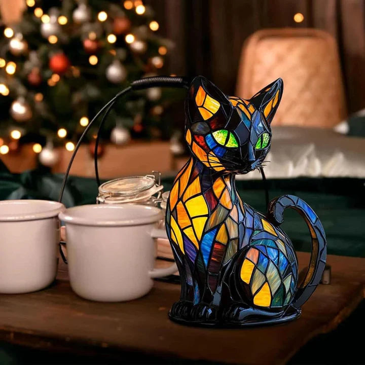 Lampe de Table Chat Design Artistique pour Intérieur Chaleureux 1