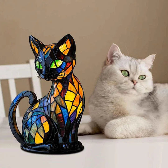 Lampe de Table Chat Design Artistique pour Intérieur Chaleureux 3