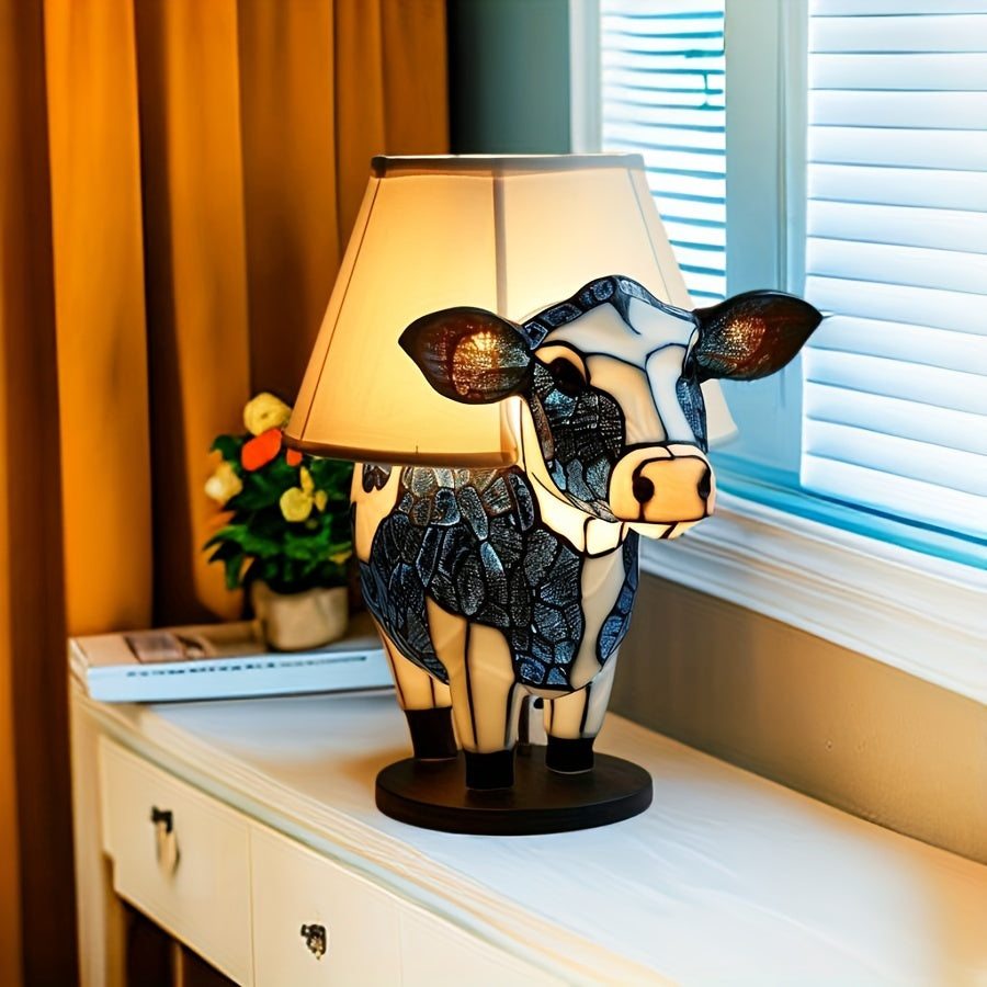 Lampe de Table Créative en Forme de Vache 1