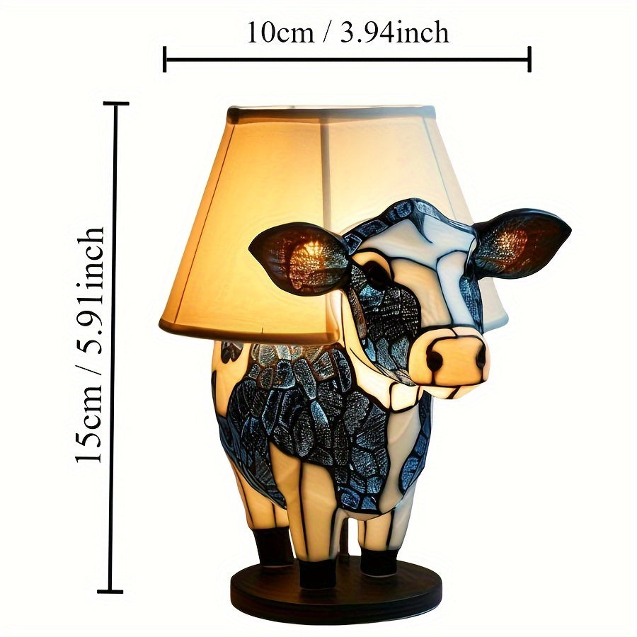 Lampe de Table Créative en Forme de Vache 3