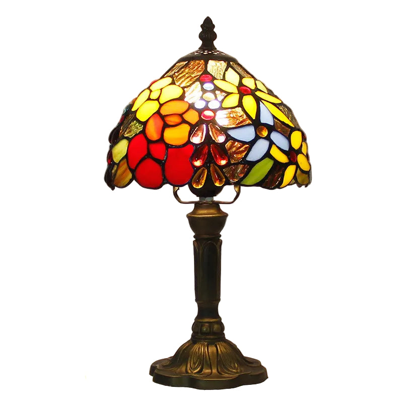 Lampe de Table Design Tiffany Coloré Artisanal 0