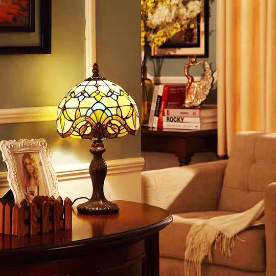 Lampe de Table Design Tiffany Coloré Artisanal 4