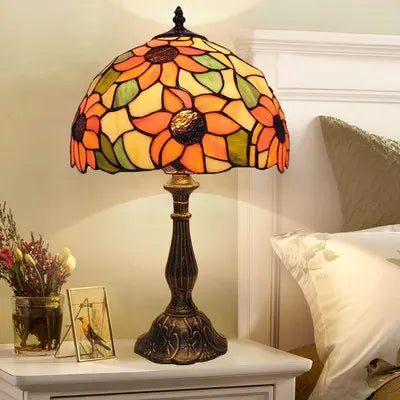 Lampe de Table Design Tiffany Coloré Artisanal 5