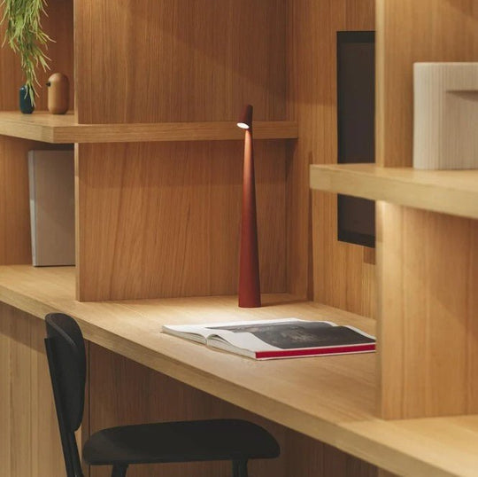 Lampe de Table Dimmable Rechargeable Sans Fil Aluminium Moderne 4