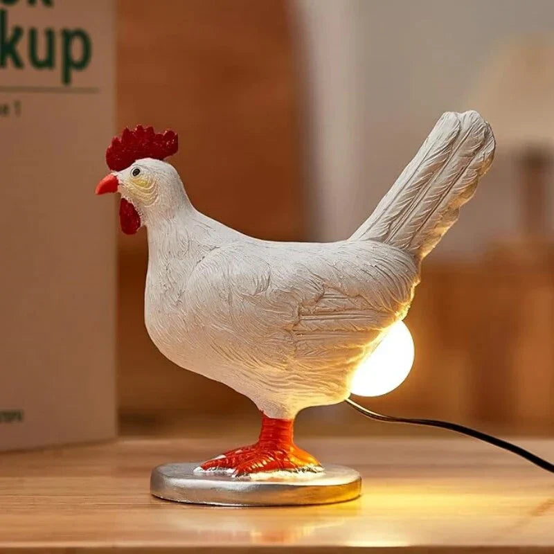 Lampe de Table Drôle en Forme de Poulet 1