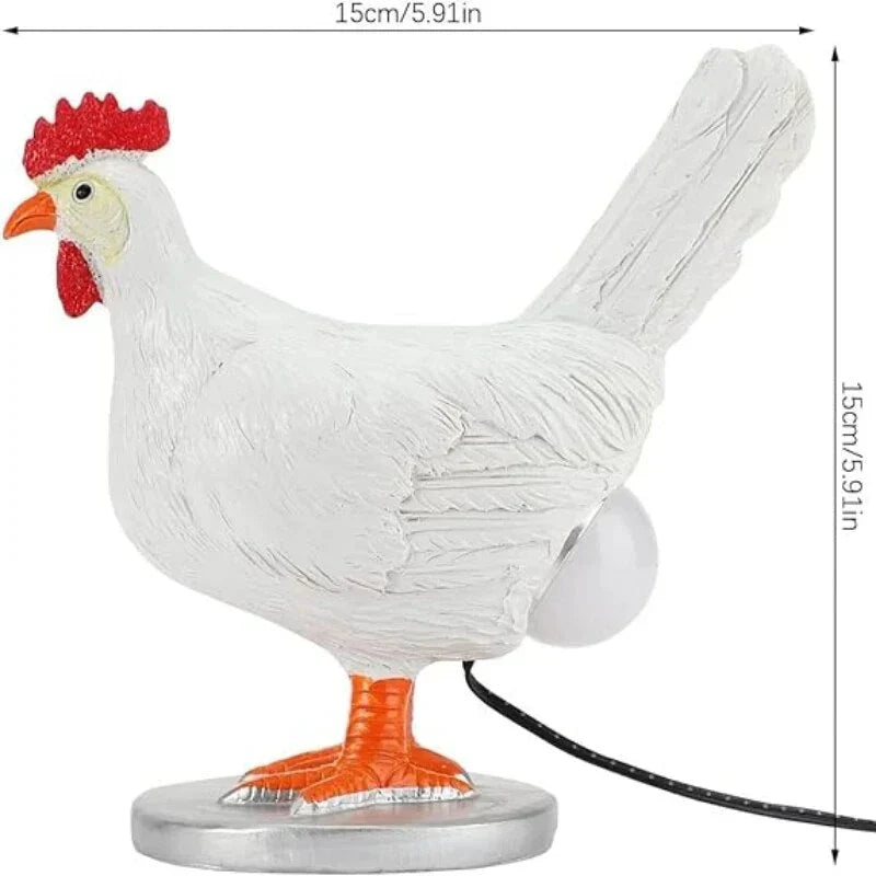 Lampe de Table Drôle en Forme de Poulet 2