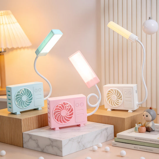 Lampe de Table Femme avec Ventilateur Intégré 3