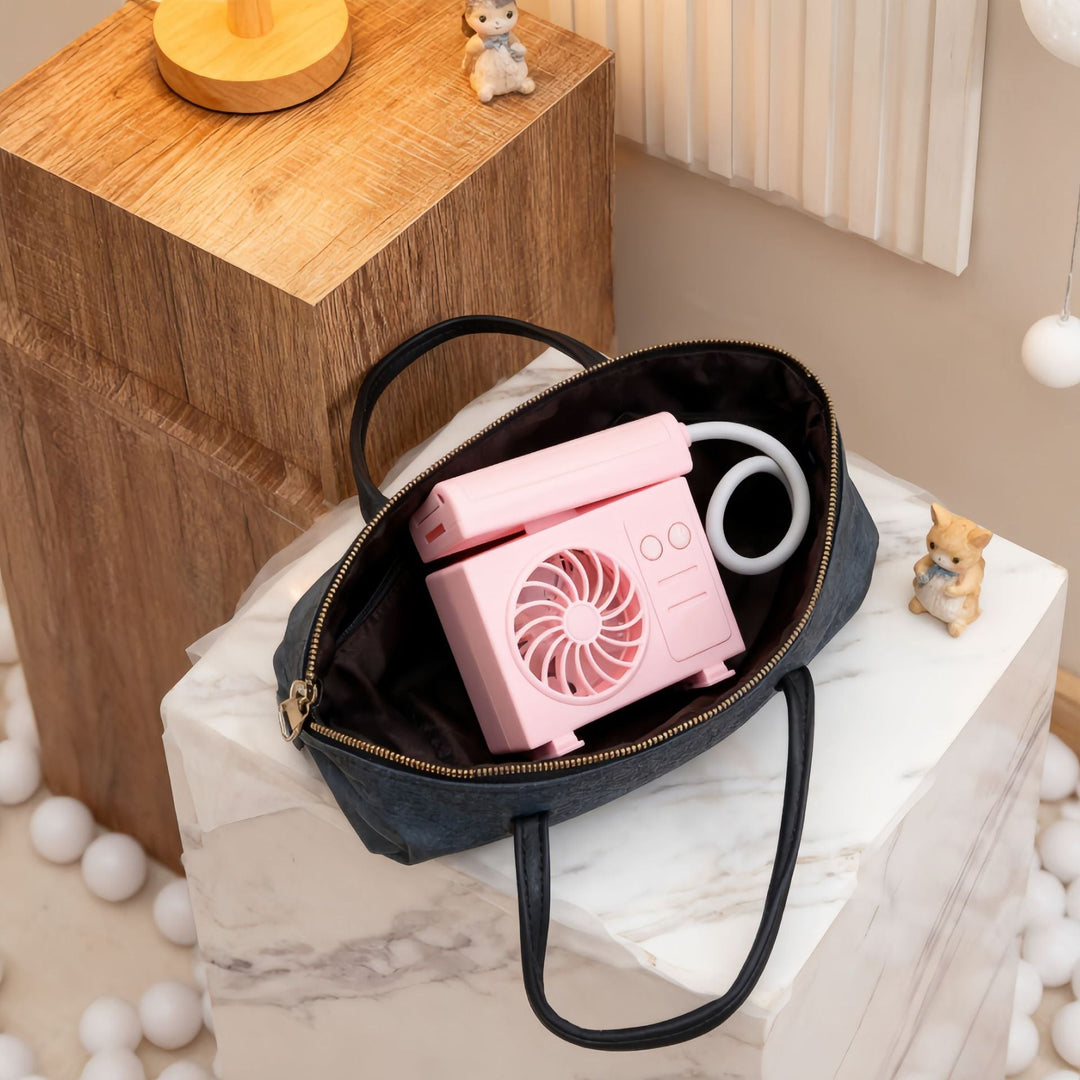 Lampe de Table Femme avec Ventilateur Intégré 4