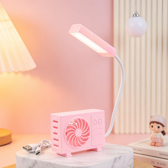 Lampe de Table Femme avec Ventilateur Intégré 6