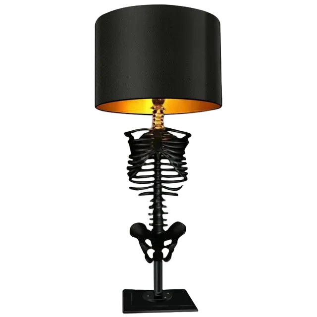 Lampe de Table Gothique Squelette Artisanale 0