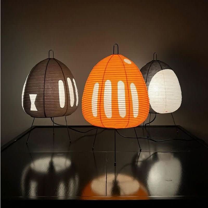 Lampe de Table Japonaise en Papier de Riz 1